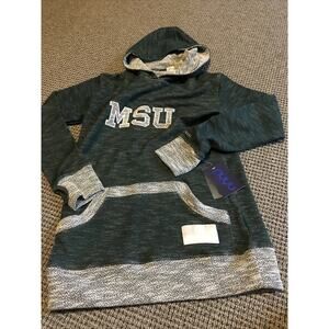 Michigan State Spartans Pullover Hoodie NWT By NuYu Oversized Small Ret.$84‎
